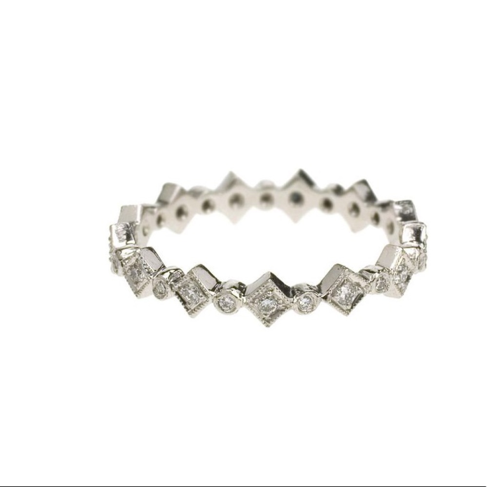 Cathy Waterman Diamond & Platinum Ring